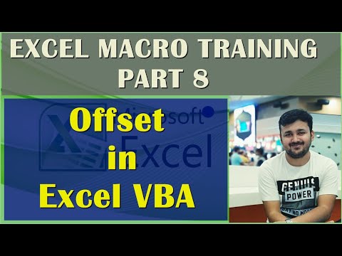 Offset in Excel VBA - Macro - Part 8