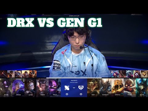 DRX vs GEN Game 1 | LCK Cup 2026 Week 1 Day 2 | DRX vs Gen.G G1