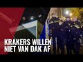 Pand Vondelpark alweer gekraakt, ME ontruimt