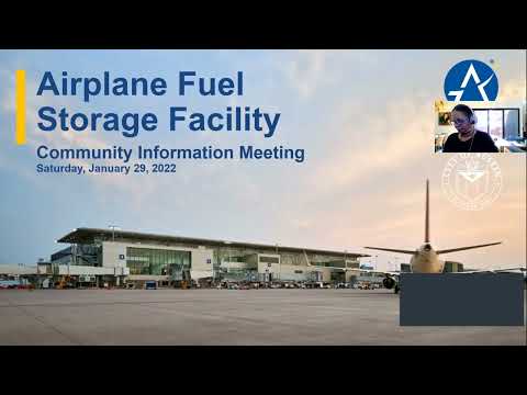 AUS Community Information Meeting - Airplane Fuel Storage Facility