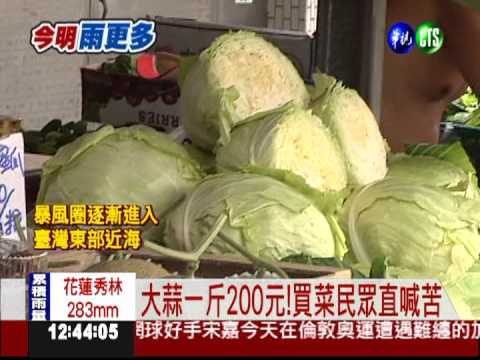 菜價狂飆! 玉米一口氣漲8成