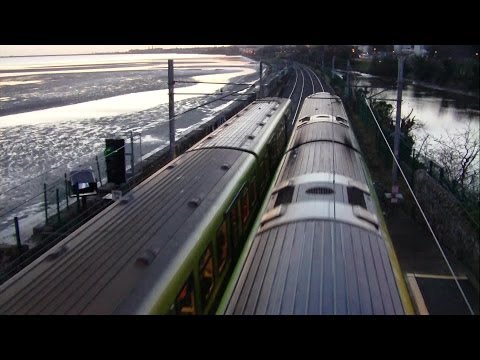 IE 29000 + 8100 Class Trains - Booterstown Station, Dublin