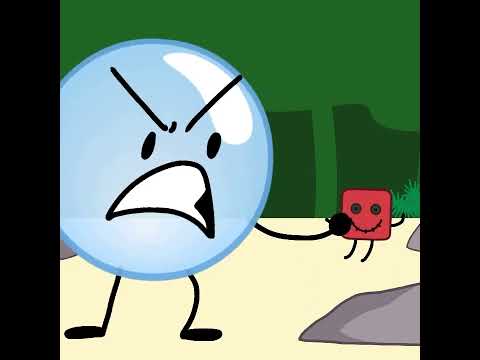 Bubble Beating Up Blocky Like Patrick Star - A @cademalane clip #shorts #bfb #bubble #memes