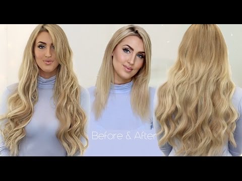 How To: Clip In Foxy Locks Seamless Luxurious 24"...