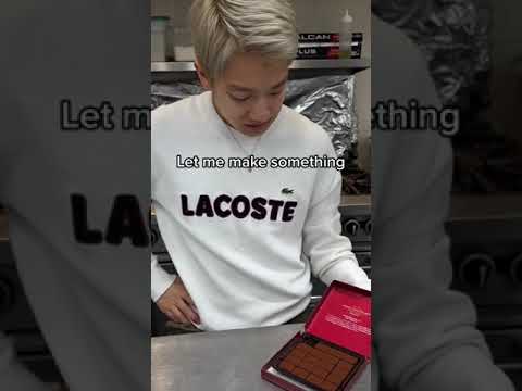 Ken makes special drinks with nama chocolate❣️