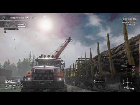 SnowRunner PS4|Ep. 316 - (Mods) Wisconsin, Grainwoods River "Fallen Giants" (English)