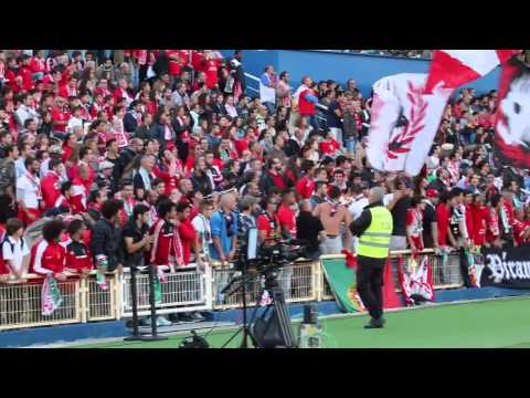 Festa de adeptos vilafranquense contra sporting CP