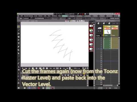 OpenToonz.  How to remove vector overflow with Eraser Tool in non-closed shapes.