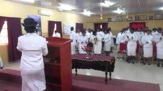 Some praise and worship in the Cadets chapel