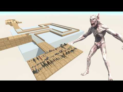 Race to the Boat — Every Faction Must Escape the Vampire Monster