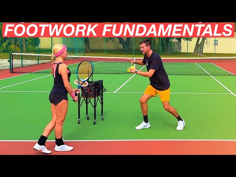 Teaching Anna Tennis Footwork Fundamentals 💃