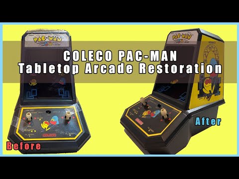 DIY Tinker Time: Coleco PAC-MAN Tabletop Arcade mini restoration