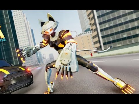 New Cat Robot Car Transformation Part-3 | Rescue City Cat Robot Car Android GamePlay | By Game Crazy