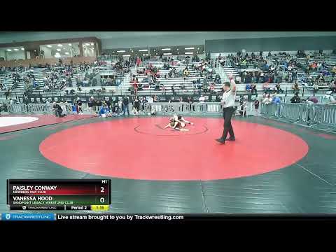 101 Lbs Round 3 - Paisley Conway, Newberg Mat Club Vs Vanessa Hood, Sandpoint Legacy Wrestling Clu