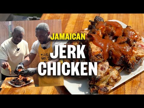 The EASIEST JERK CHICKEN recipe on the grill!