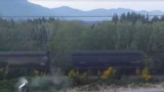 preview picture of video 'DXC 5520 and DXC 5477 Freight Train, West Coast. 1'