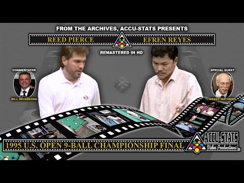 9-Ball - EFREN REYES vs REED PIERCE - 1995 US Open 9-Ball Championship Finals