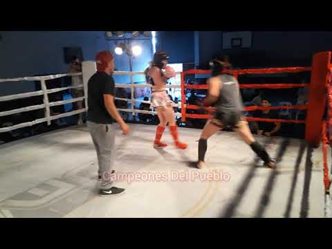 🥊Melisa Montenegro Vs Sanchez - KICK BOXING - AMATEUR - Campeones Del Pueblo - Siempre Humilde
