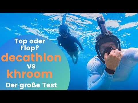 Schnorchelmaske Test 2026: Khroom Seaview Pro Plus VS Decathlon Easybreath 900 Dibba Rock bei Dubai
