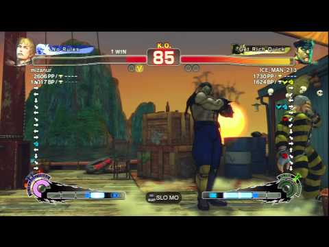 mizanur (Cody) Vs ICE_MAN_213 (M.Bison) SSF4 AE Matches - PSN
