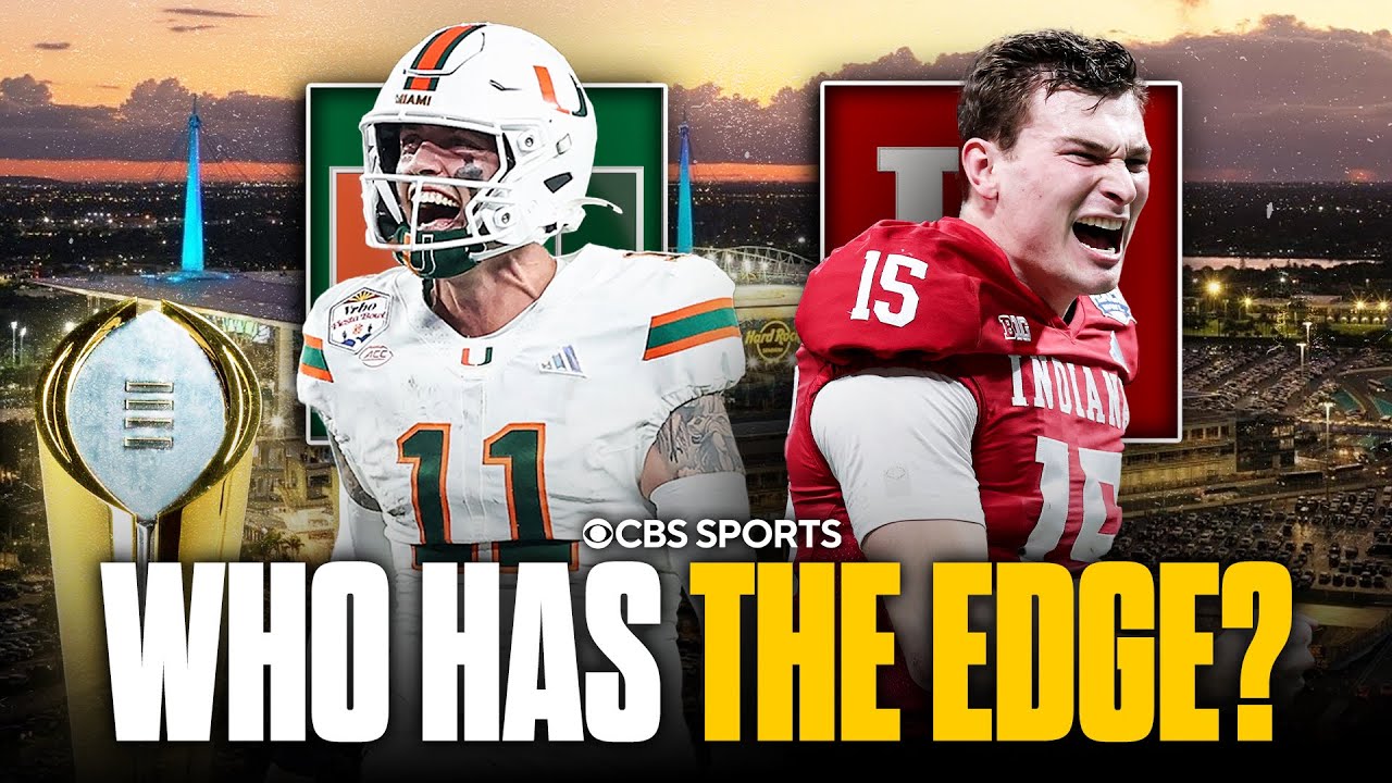 CFP National Championship PREVIEW: No. 10 Miami vs No. 1 Indiana | Who has the EDGE? 🤔