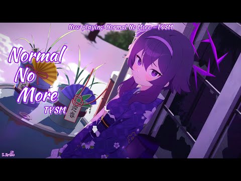 Normal No More - TYSM [ Lyrics // Speed Up ] | Haruka (New Year) - Blue Archive Live2D