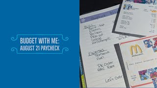 Budget With Me | Paycheck 21 August 2018 | Single Mom Budgets