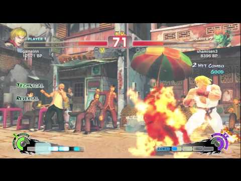 SSF4: Daigo Umehara (Ken) VS shamisen (Blanka)