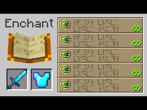 Minecraft UHC but with INFINITE ENCHANTMENTS ♾