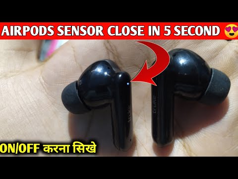 HOW TO TURN OFF AIRPODS SENSOR  ON ANDROID |HOW TO TURN ON / OFF BOTH EARBUDS |AIRPODS SENSOR ON/OFF