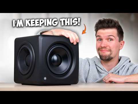 IK Multimedia Premium Version iLoud Micro Monitor Pro White (Pair) 50 Watt Portable & Powerful Reference Studio Monitor, Class D High-Efficiency Amplifier, Custom-Made Drivers for Music Mixing video review thumbnail