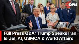 INTENSE PRESS MOMENTS: Trump Warns Iran, Discusses Military Action and Global Tensions | AC1E
