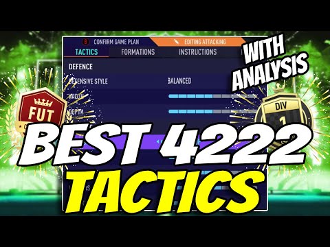 FIFA 21 1ST IN WORLD TEKKZ 30-0 4222 PRO CUSTOM TACTICS FIFA ULTIMATE TEAM | HOW TO USE 4222