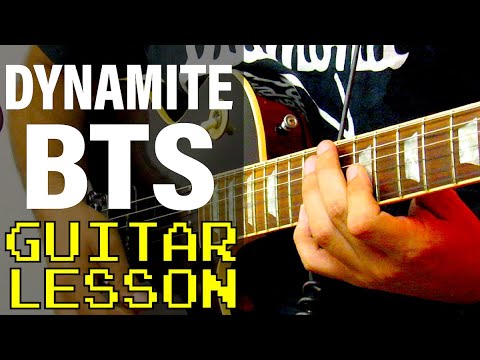 How To Play Dynamite by BTS (Guitar Lesson)