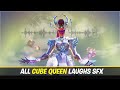 All Cube Queen Laugh Sound effects in Fortnite Chapter 2 Season 8 - Fortnite Bosses Voice lines