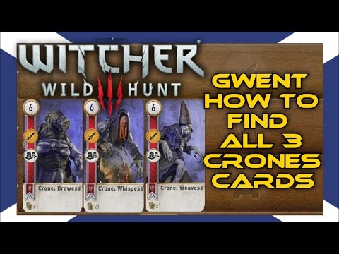 The Witcher 3: All  Crones Cards (GWENT)
