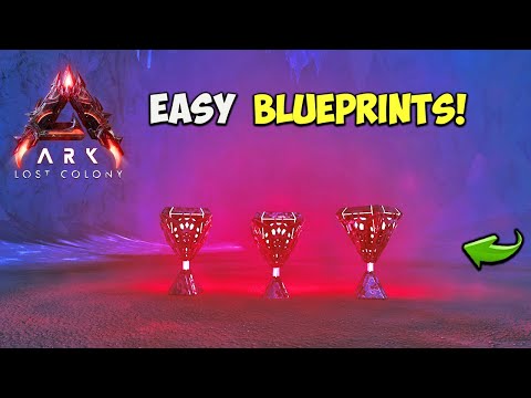 The Best Loot Cave for EASY Blueprints! on Lost Colony | ARK Survival Ascended
