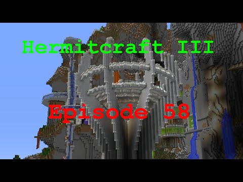 Hermitcraft III Ep58 Tour-Crown Hall & Sl1pg8rs UFO
