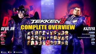 TEKKEN 8 Trailer Breakdown, New Characters, Special Intros, Rage Art, New Stages, Tekken Ball More..
