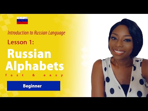 Learn Russian language -Russian alphabet made fast and easy (must watch)