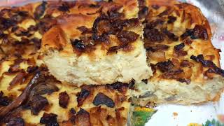 פשטידת פירה מהירה עם בצל ופטריות   טעימה מטבח בקלי קלות ליהי קרויץ (ליהי קרויץ - מטבח בקלי קלות) - התמונה מוצגת ישירות מתוך אתר האינטרנט יוטיוב. זכויות היוצרים בתמונה שייכות ליוצרה. קישור קרדיט למקור התוכן נמצא בתוך דף הסרטון