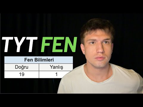 TYT FEN NASIL ÇALIŞILIR? Fizik Kimya Biyoloji Taktikleri