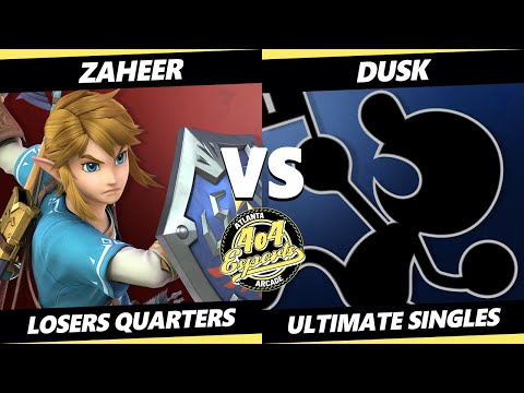 4o4 Smash Night 62 Losers Quarters - Zaheer (Link, Sheik) Vs. Dusk (Game & Watch) SSBU Ultimate