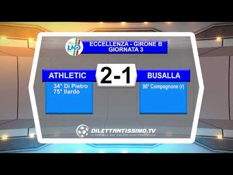 Athletic Club- Busalla  2-1 3ª giornata Eccellenza Girone B 18/10/2020