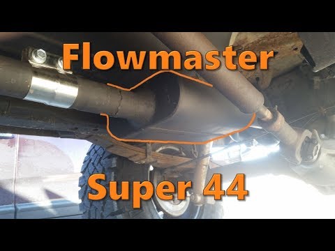 Installing Flowmaster Super 44 Muffler on Jeep Cherokee XJ