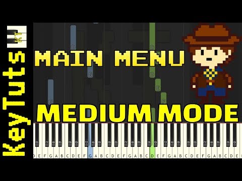 Learn to Play Main Menu 01 from Undertale Yellow - Medium Mode