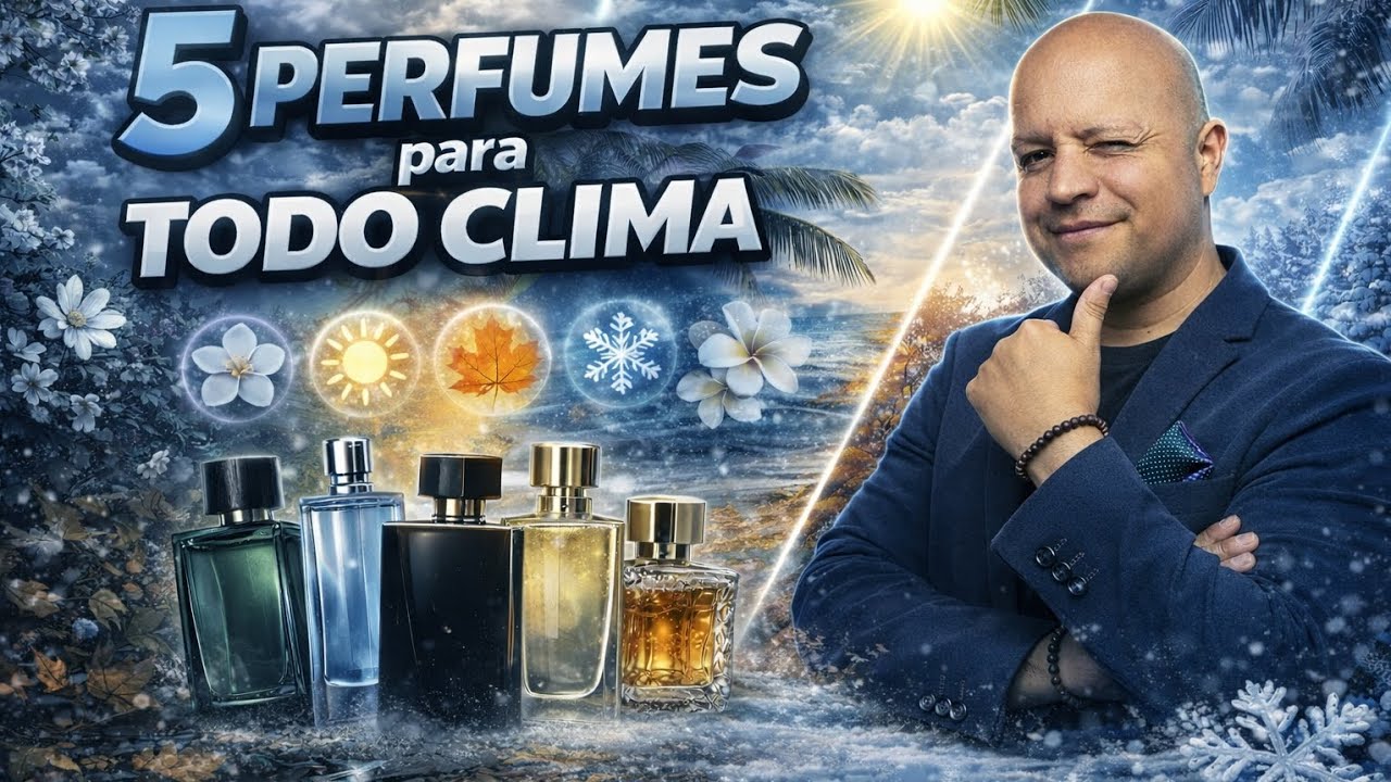 5 PERFUMES para TODO CLIIMA y ocasión. 