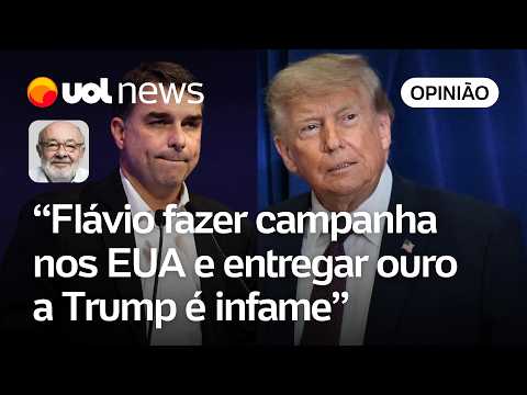 Flávio Bolsonaro entrega o ouro a Trump; nunca vi um candidato fazer isso | Kotscho