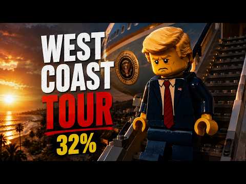 Trump’s West Coast Economy Tour FLOPS as Polls CRASH | New LEGO Rap Video-Thumbnail von YouTube