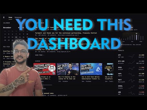How to Install and Use Glance: The Ultimate Dashboard for Self-Hosting with Docker!